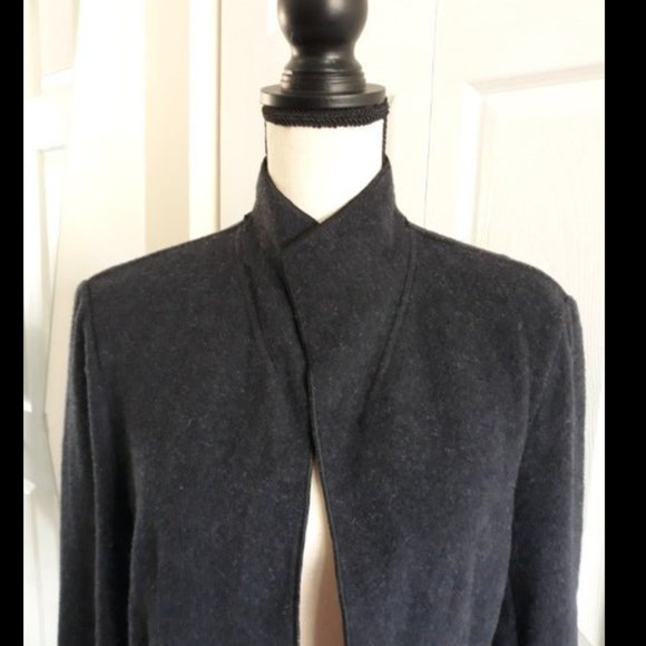 HARVE BENARD Gray & Pink Open Cardigan - Picture 5 of 7